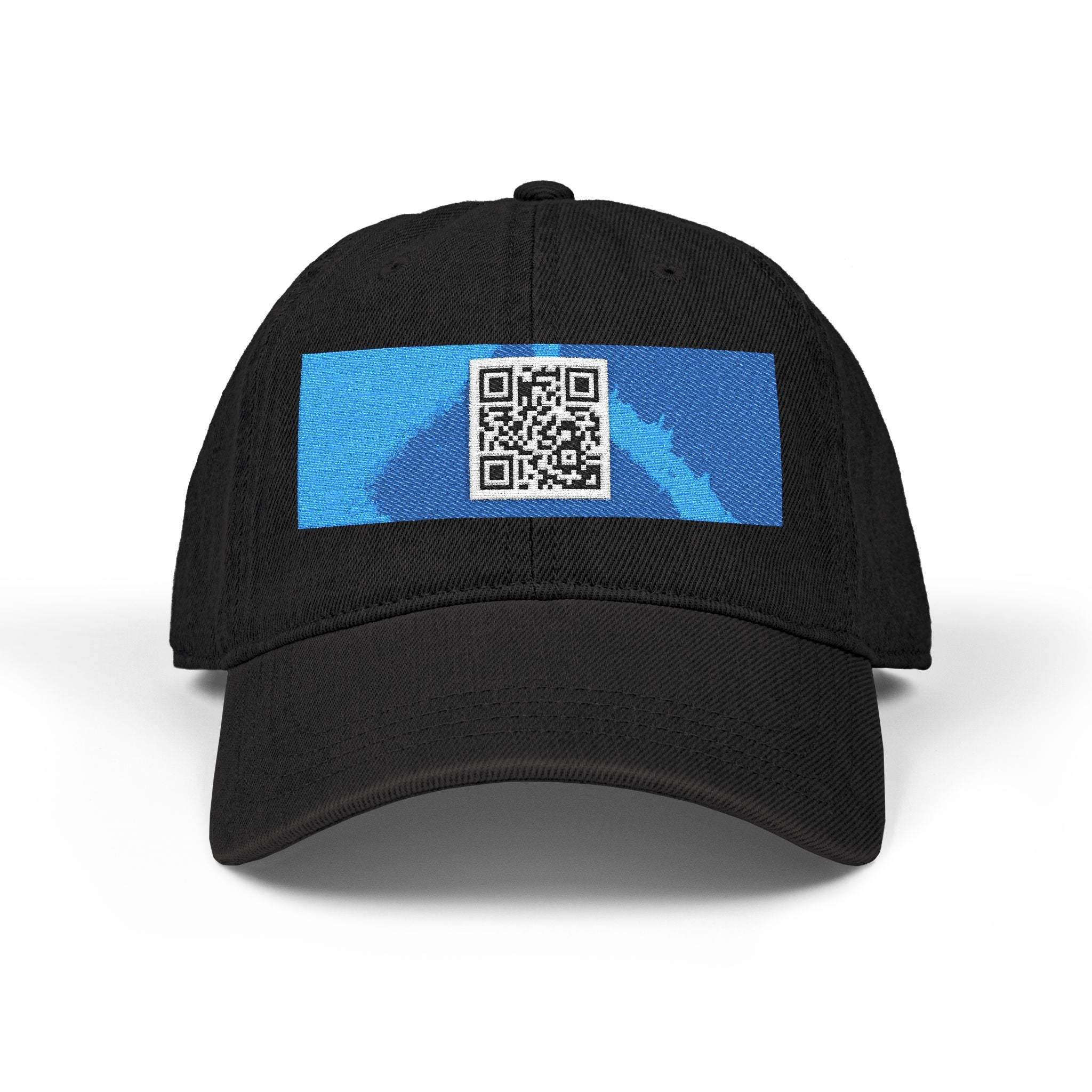 qr code denim hat